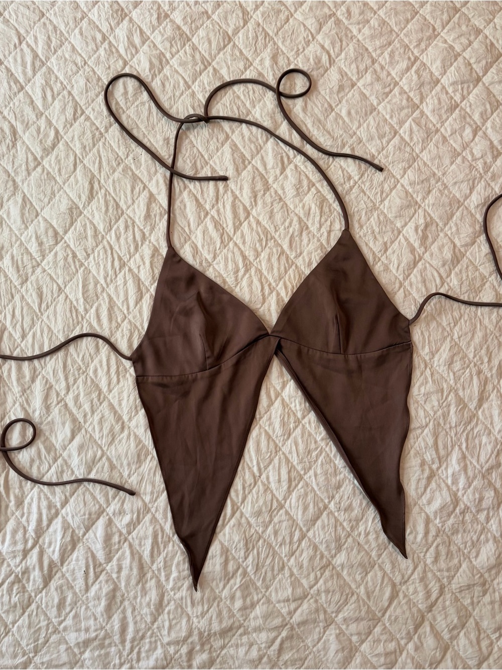 12th Tribe Purple Halter Crop Top